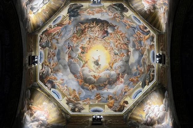 By Antonio da Correggio - Livioandronico2013, CC BY-SA 4.0, https://commons.wikimedia.org/w/index.php?curid=48413457 Вознесение Богородицы Аллегри
